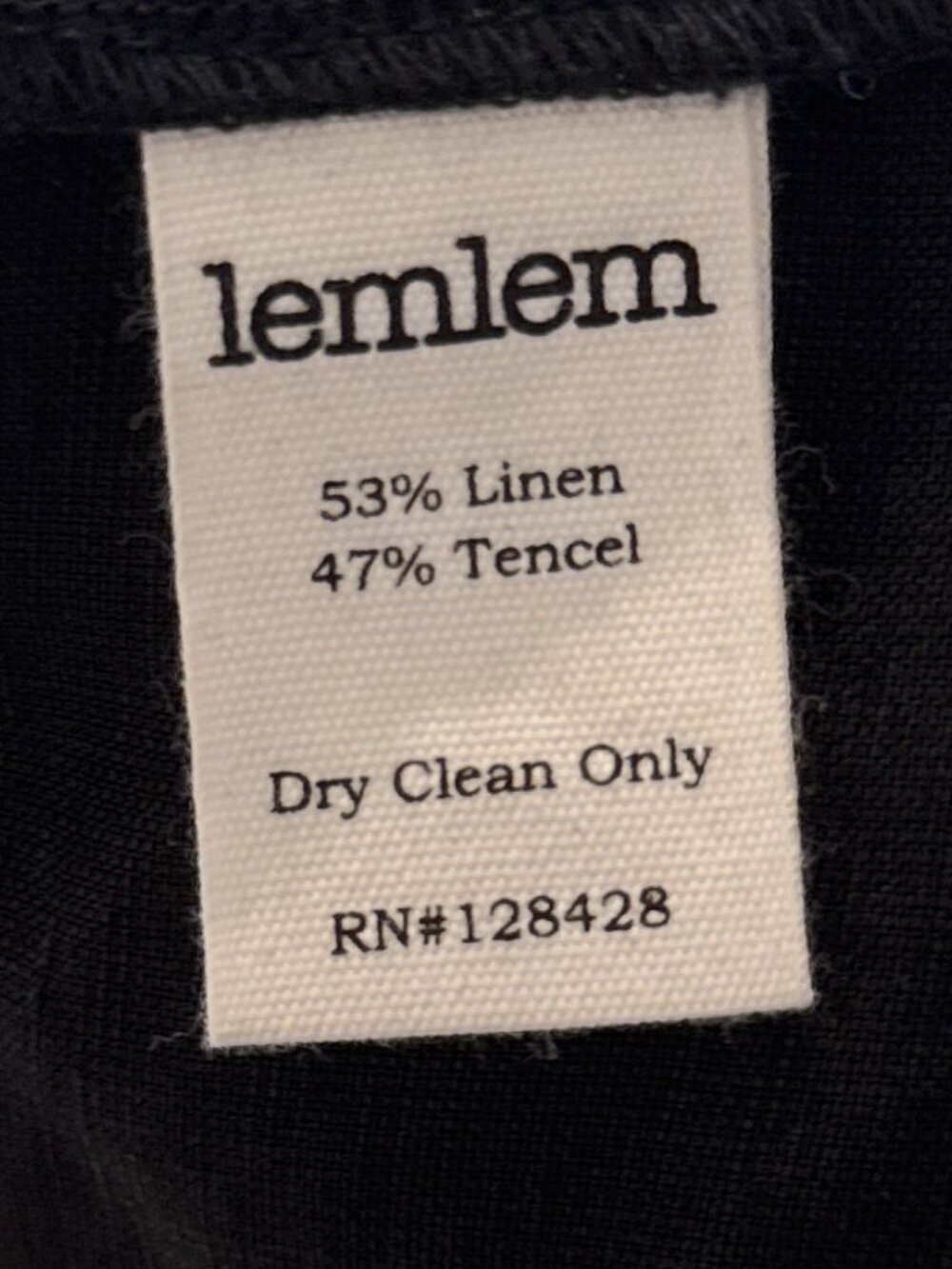 lemlem Womens Black Linen Tencel Plunge Open Back Tiered Maxi Dress Size L - Picture 5 of 5